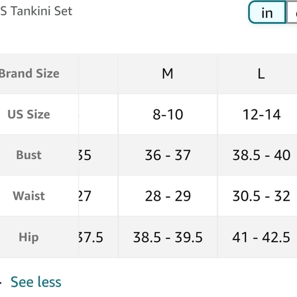 SouqFone Ruffled Flounce Top High Waisted Bikini Set in Blue Green Leaf Size L - Picture 16 of 16